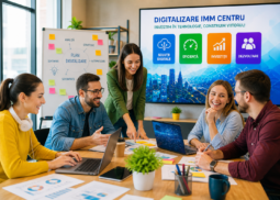 digitalizare imm centru echipa tehnologie birou modern