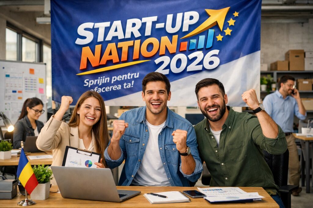 Start Up Nation 2026 finantare nerambursabila antreprenori Romania