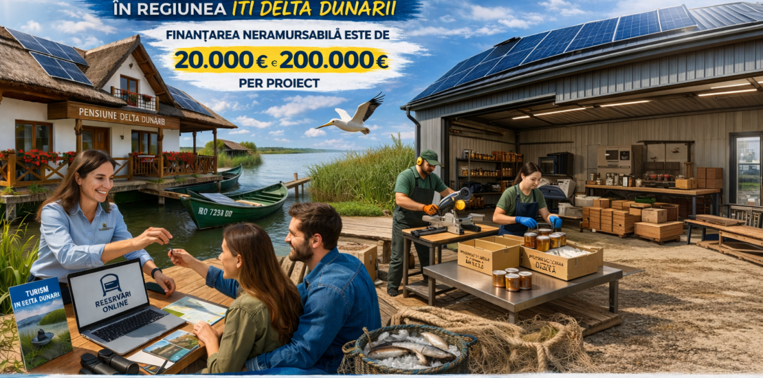 Solicita consultanta pentru finantare ITI Delta Dunarii si pregateste un proiect eligibil si competitiv.