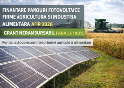 finantare panouri fotovoltaice firme agricultura si industrie alimentara 2026 sistem instalat AFIR